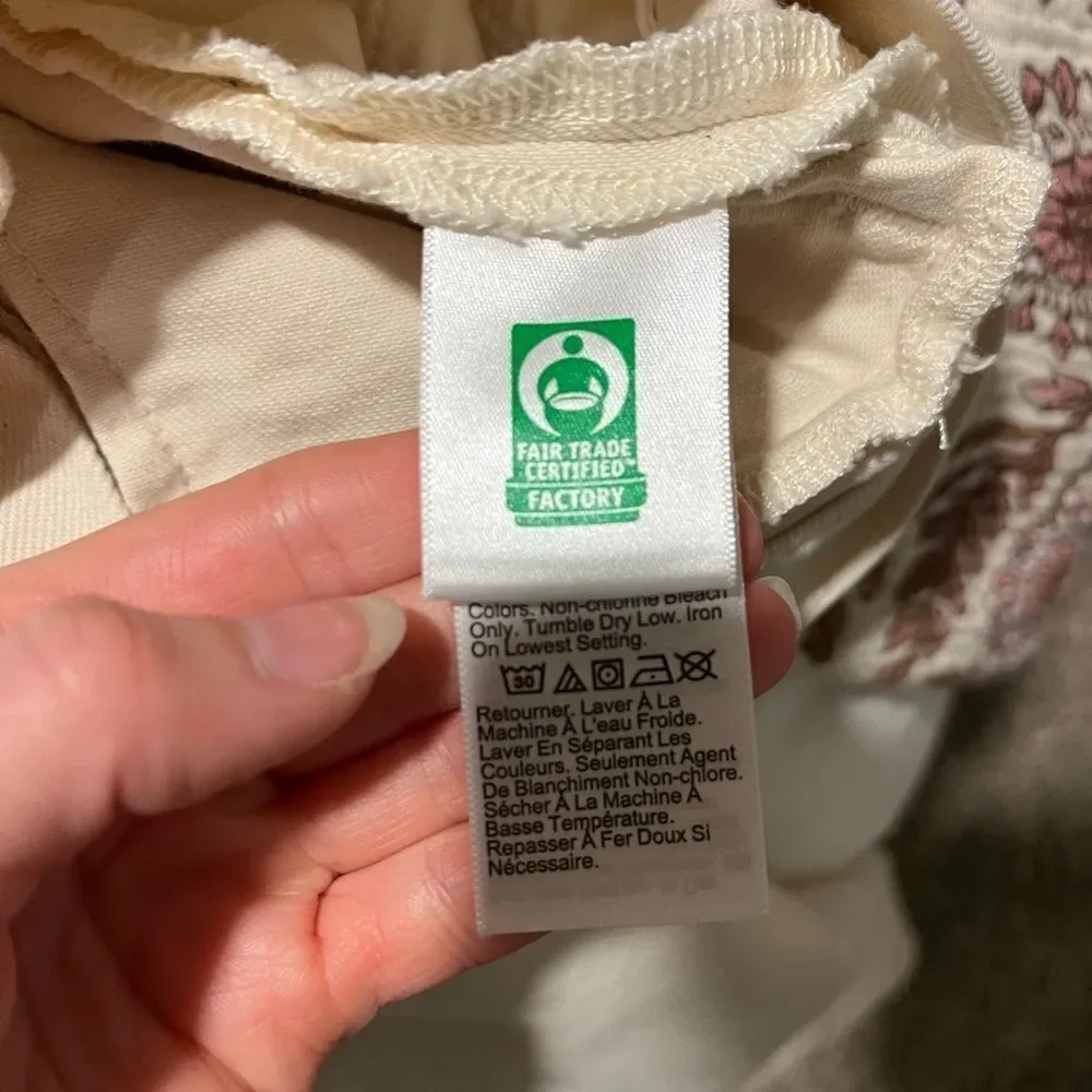 J.Crew Petite high-rise flare jean size 26 cream